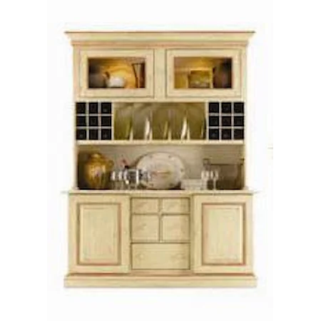 Great Room Centerpiece Buffet and Hutch